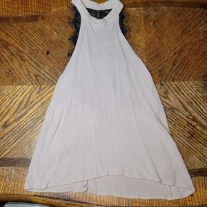 Super cute lace back halter top